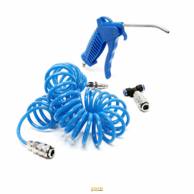 "Soufflette à air avec tuyau complet Voylet – Outil puissant pour un nettoyage efficace, équipé d'un tuyau flexible et d'une buse soufflante pour une utilisation optimale."