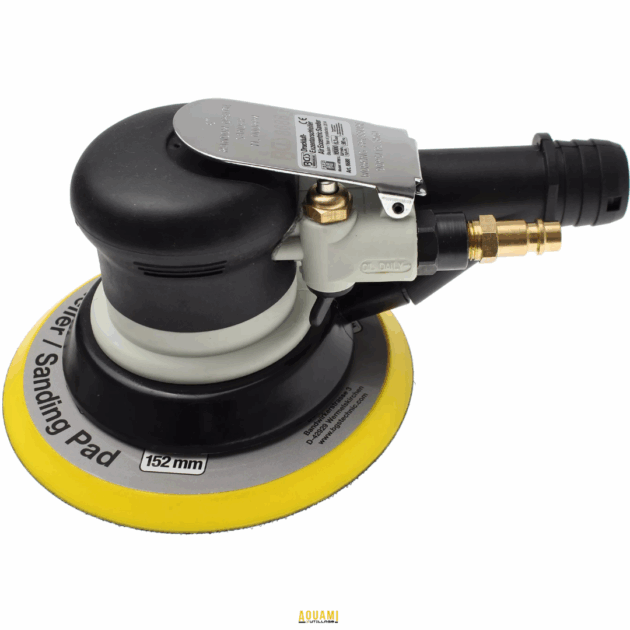 "Ponceuse pneumatique polisseuse – Outil puissant et efficace pour le ponçage et le polissage de surfaces. Idéal pour une finition lisse et professionnelle. Disponible chez Outillage Aouami."