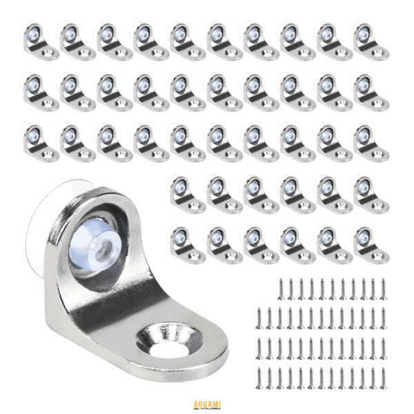 "Support étagère avec pivot et ventouse – Solution pratique pour fixer des étagères sans percer, grâce à un pivot rotatif et une ventouse adhésive pour une installation facile. Disponible chez Outillage Aouami."