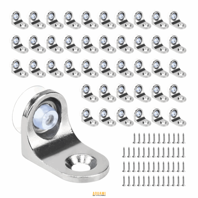 "Support étagère avec pivot et ventouse – Solution pratique pour fixer des étagères sans percer, grâce à un pivot rotatif et une ventouse adhésive pour une installation facile. Disponible chez Outillage Aouami."