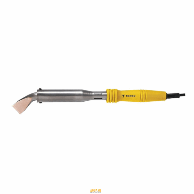 "Fer à souder 300W – Outil puissant pour des travaux de soudure précis, idéal pour l'assemblage de composants électroniques ou pour des réparations électriques. Chauffe rapidement et assure une soudure de qualité. Disponible chez Outillage Aouami."