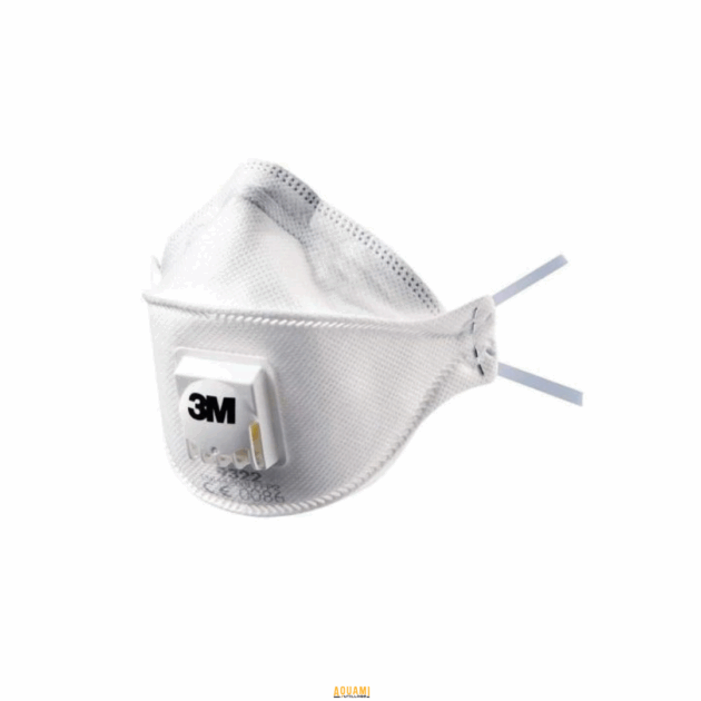 "Masque anti-poussière FFP2 3M – Masque de protection FFP2 de haute qualité, conçu pour filtrer les particules fines et offrir une protection contre la poussière et autres contaminants. Confortable et efficace. Disponible chez Outillage Aouami."