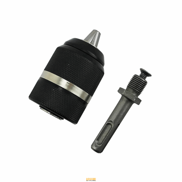 "Mandrin sans clé 13 mm x 1/2 – Mandrin de haute qualité conçu pour un serrage rapide et facile des forets sans nécessiter d'outil supplémentaire. Compatible avec de nombreux types de perceuses. Disponible chez Outillage Aouami."