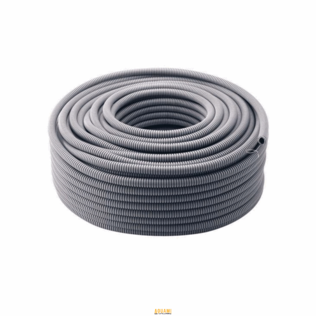 "Tube ISO gris métal 16 mm – Tube robuste et résistant, idéal pour les installations électriques et les conduits de protection. Assure une isolation optimale et une durabilité accrue. Disponible chez Outillage Aouami."