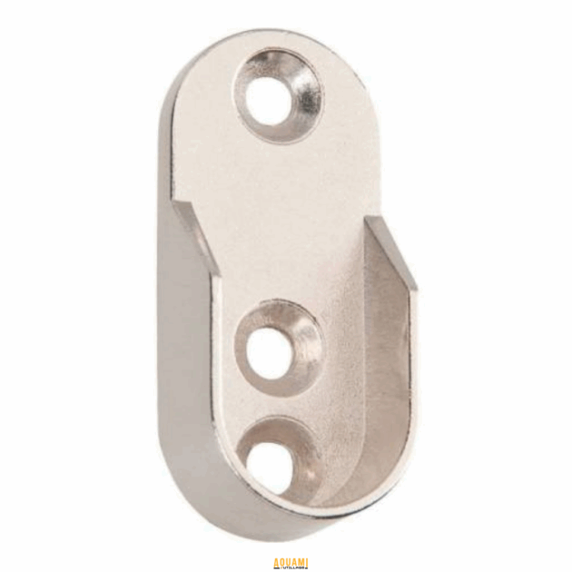 "Support tube oval face à face – Accessoire robuste conçu pour maintenir et soutenir les tubes ovales, assurant une fixation stable et sécurisée. Idéal pour diverses applications industrielles et domestiques. Disponible chez Outillage Aouami."