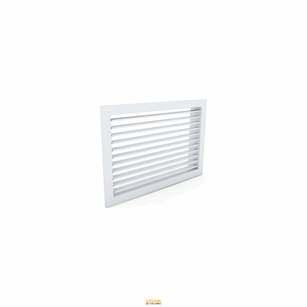 "Grille 20/20 - 15/15 simple – Grille de ventilation ou drainage robuste et pratique. Idéale pour une installation simple et efficace. Disponible chez Outillage Aouami."