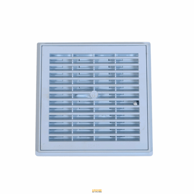 "Grille avec réglage 15/15 - 20/20 – Grille ajustable pour diverses applications de ventilation ou de drainage. Pratique et durable, idéale pour un usage intérieur ou extérieur. Disponible chez Outillage Aouami."