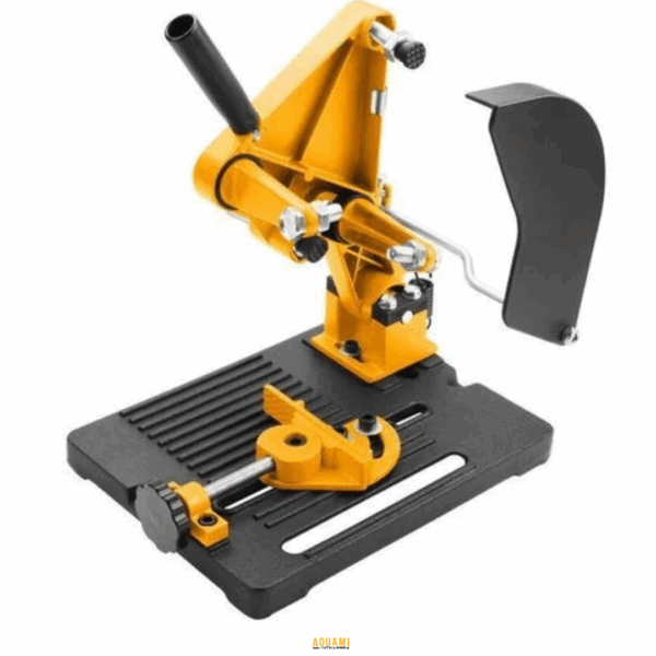 "Support meuleuse 125 mm vers tronçonneuse – Accessoire permettant de transformer une meuleuse 125 mm en tronçonneuse pour couper divers matériaux. Pratique et robuste. Disponible chez Outillage Aouami."