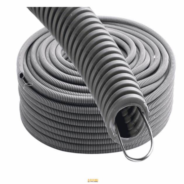 "Tube Isogrip – Tube en PVC pour installations électriques, résistant et flexible. Idéal pour la protection des câbles et fils dans les réseaux électriques. Disponible chez Outillage Aouami."