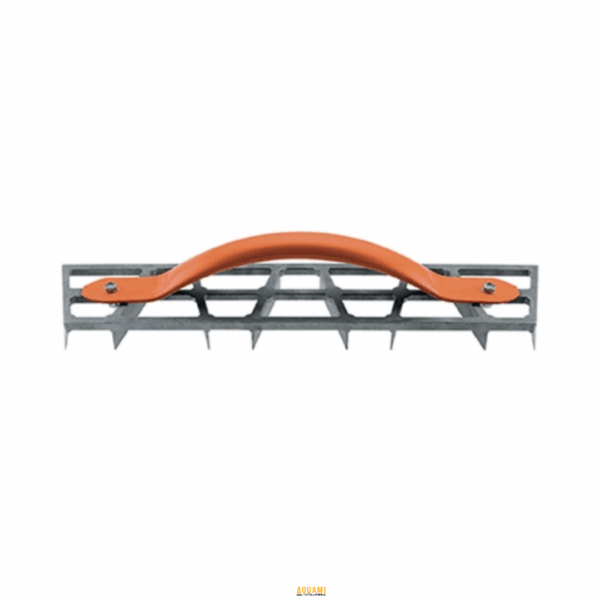 "Guillaume de plâtrier métallique Plattoire Kapriol, conçu pour les travaux de plâtrage, idéal pour lisser et niveler les surfaces en plâtre. Outil robuste et durable. Disponible chez Outillage Aouami."
