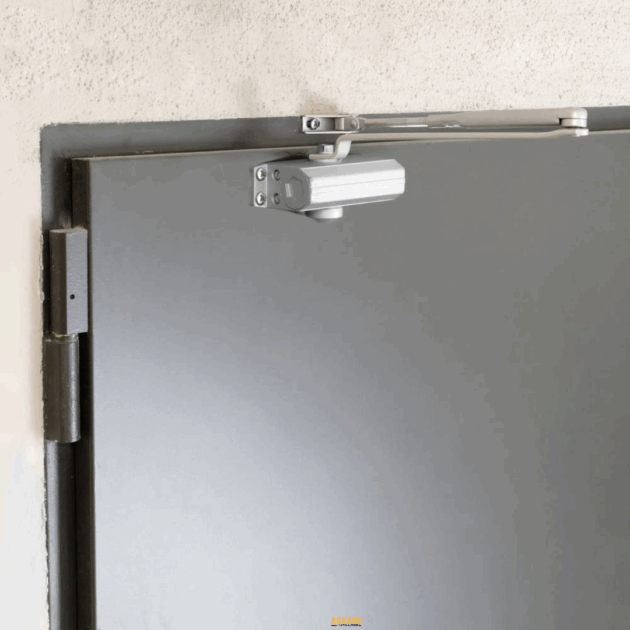 "Ferme de porte de haute qualité, idéale pour assurer la fermeture automatique et en douceur des portes. Disponible chez Outillage Aouami."