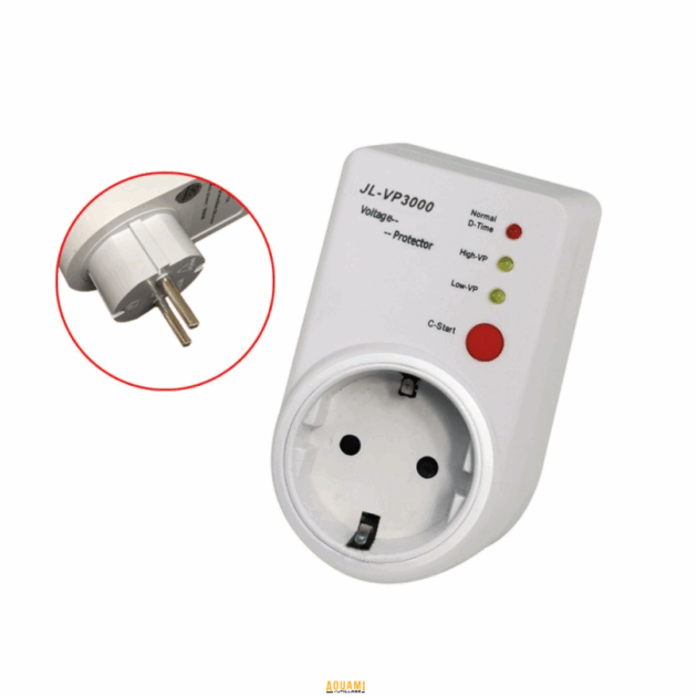 "Relais de tension avec protection maximale et minimale, conçu pour assurer la sécurité des appareils électriques contre les variations de tension, disponible chez Outillage Aouami."