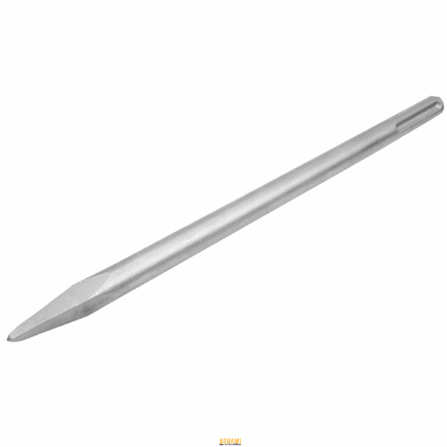 "Burin SDS Max 18x400 pointu, conçu pour une perforation précise et rapide dans des matériaux durs comme le béton. Disponible chez Outillage Aouami."