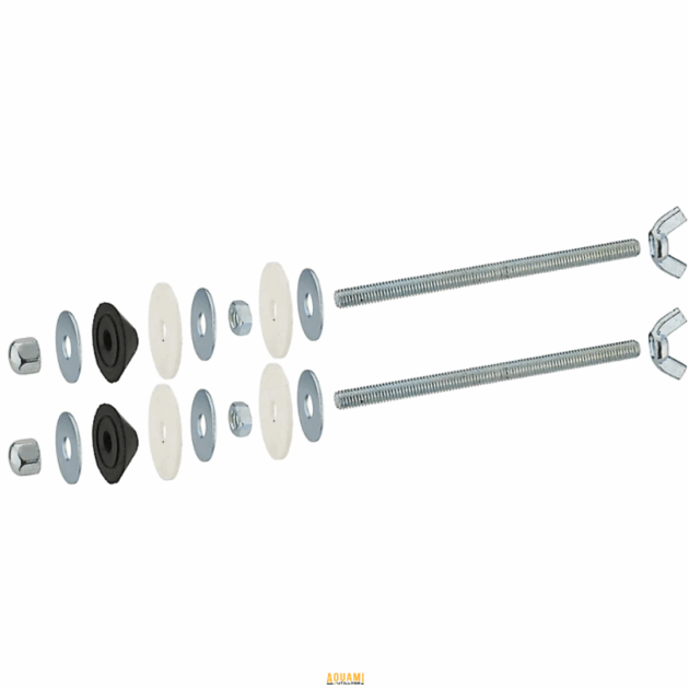 "Fixation réservoir avec W.C., solution complète pour une installation sanitaire fiable. Disponible chez Outillage Aouami."