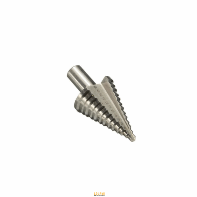 "Foret étagé HSS pour tôles de 4 à 30 mm ECEF, idéal pour les travaux de perçage précis. Disponible chez Outillage Aouami."