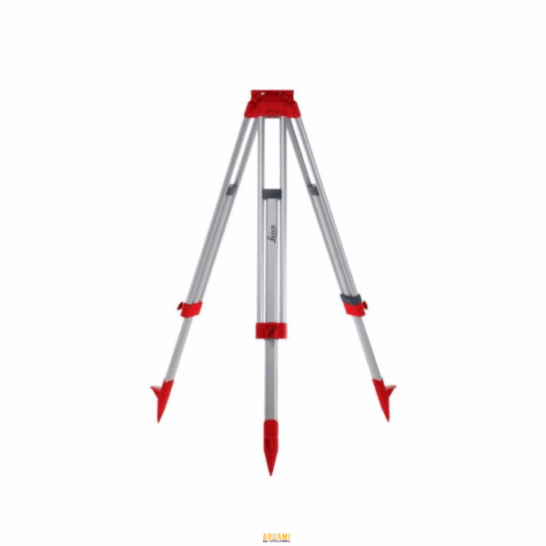 "Trépied en aluminium pour niveau laser – Hauteur réglable de 0,55m à 1,45m. Léger, stable et robuste, idéal pour les travaux de précision. Disponible chez Outillage Aouami."