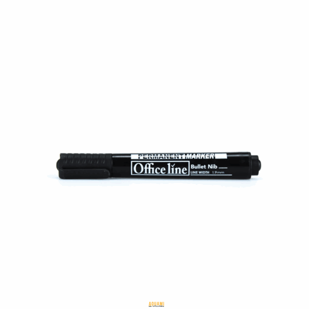 "Marqueur feutre industriel noir – Idéal pour marquages durables sur diverses surfaces. Résistant à l’eau et à l’usure. Disponible chez Outillage Aouami."