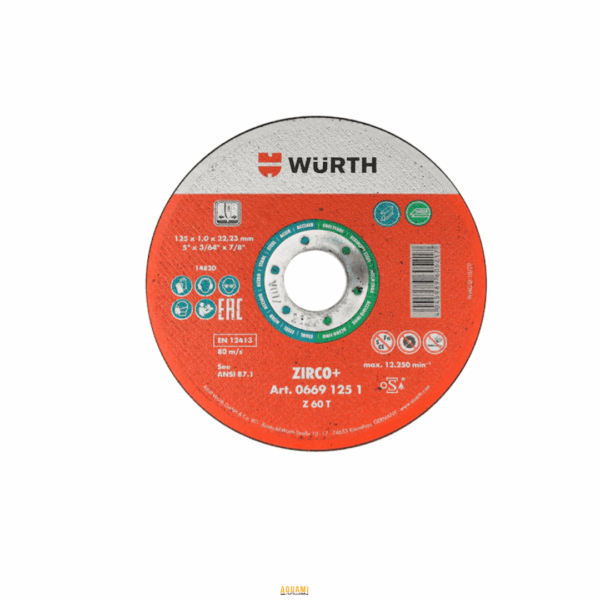 "Disques de coupe pour inox, disponibles en 230 mm, 125 mm et 115 mm, pour meuleuses d’angle."