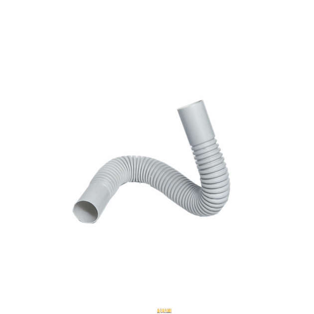 Coude flexible en PVC pour conduit électrique – raccord orientable pour changement de direction de gaine.