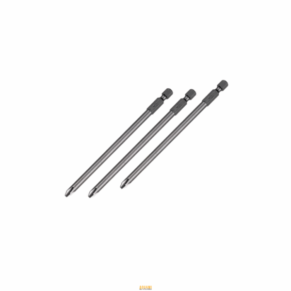 "Embout de vissage long PH2, 90 mm, pour vis cruciformes – compatible avec visseuse électrique."