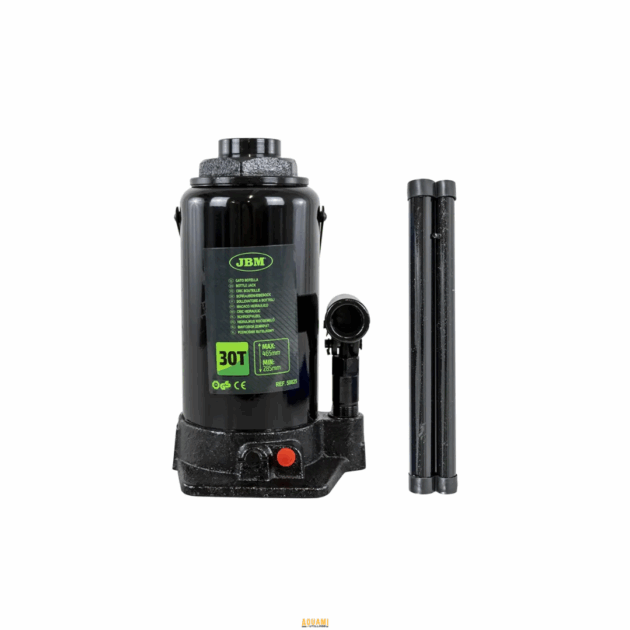 Cric bouteille hydraulique – outil de levage compact pour véhicules et charges lourdes.