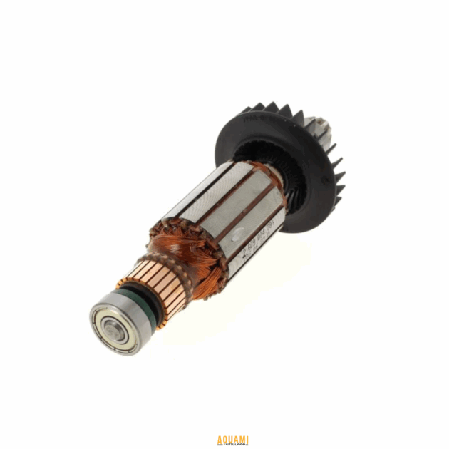 Induit rotor Bosch pour meuleuse 115 mm 710 W – Pièce de rechange originale.