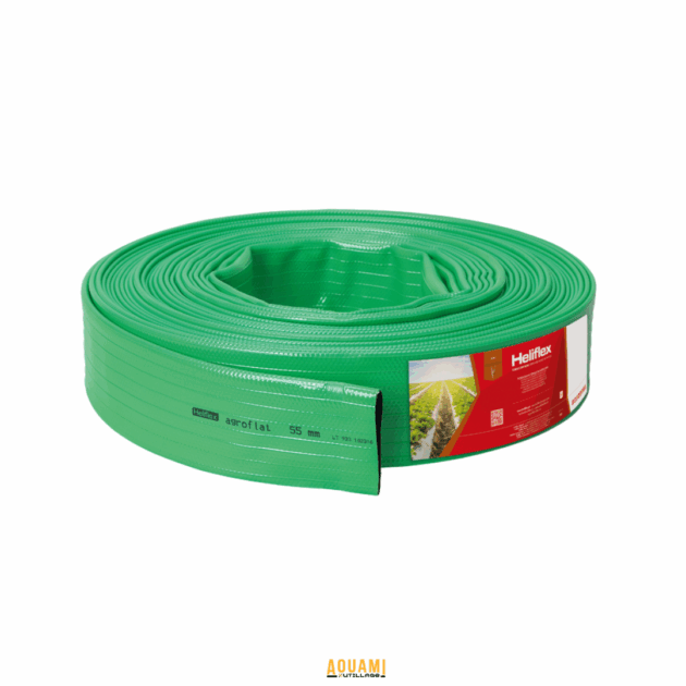 tuyau de refoulement agroflat vert 1er choix souple et résistant