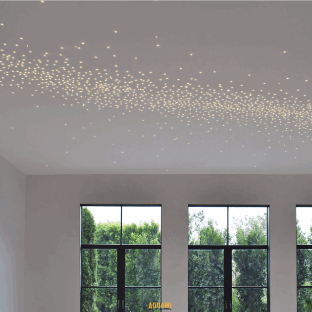Kit ciel étoilé en fibre optique pour plafond - éclairage décoratif