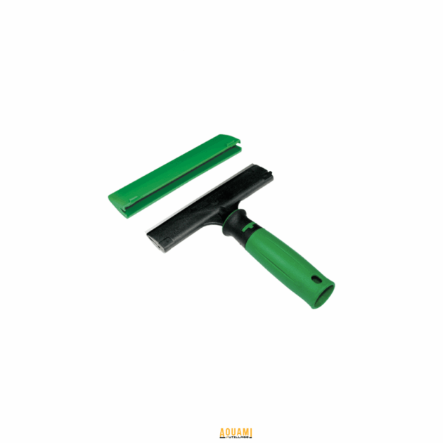 Grattoir à vitre avec lame en acier inoxydable pour nettoyage précis de vitres et surfaces lisses
