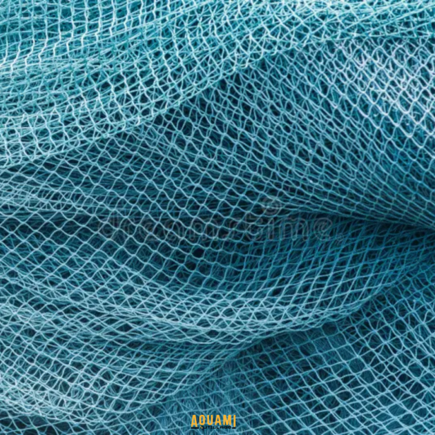 "Filets de pêche bleu – Résistance et performance pour une pêche efficace."