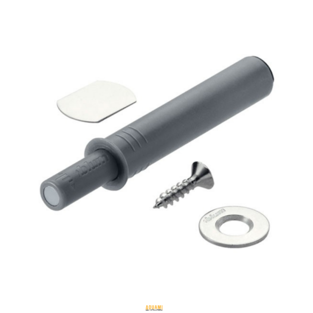 "Touche Lâche Mini Pièce – Système innovant et compact permettant l'ouverture et la fermeture des tiroirs sans poignée. Facile à utiliser avec une simple pression. Disponible chez Outillage Aouami."
