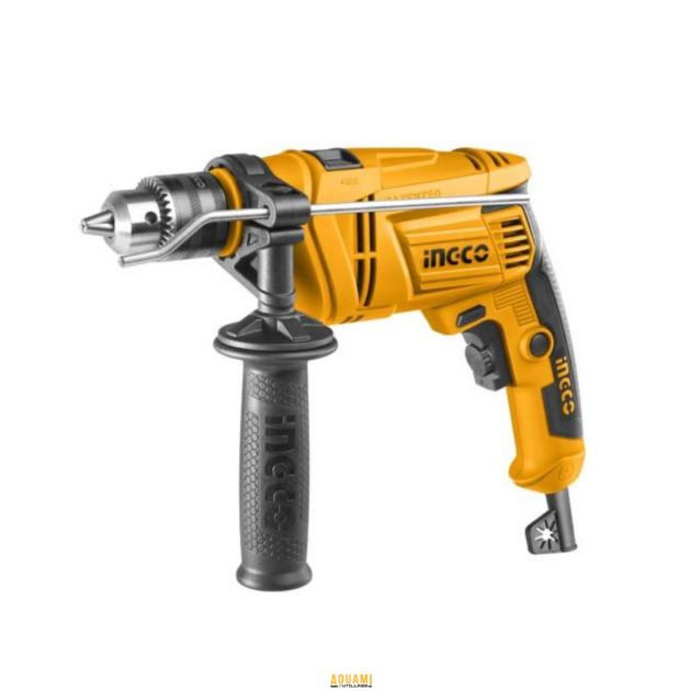 "Perceuse 650W – Outil électrique puissant de 650 watts pour un perçage rapide et efficace dans divers matériaux. Idéale pour les travaux de bricolage et professionnels. Disponible chez Outillage Aouami."