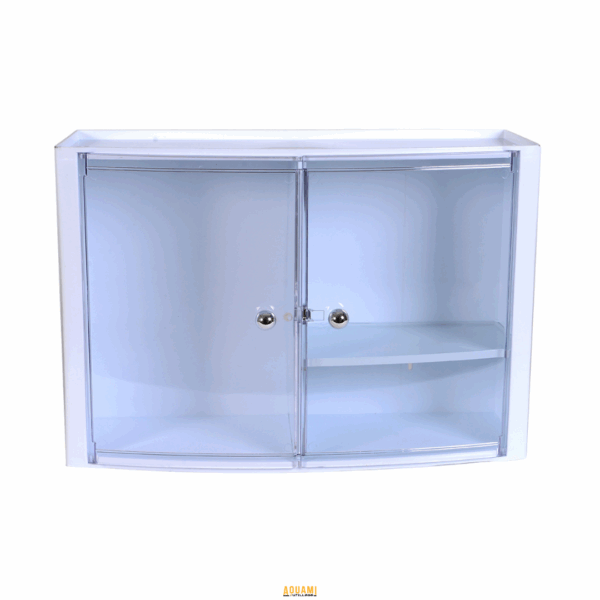 "Armoire à pharmacie P.M Smart transparente – Rangement pratique et sécurisé pour vos médicaments et accessoires de premiers secours. Design compact et moderne. Disponible chez Outillage Aouami."