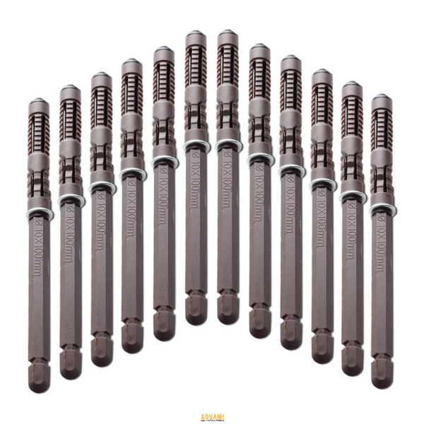 "Supports d'étagère flottants en bois invisibles, pour une installation élégante et moderne. Disponible chez Outillage Aouami."