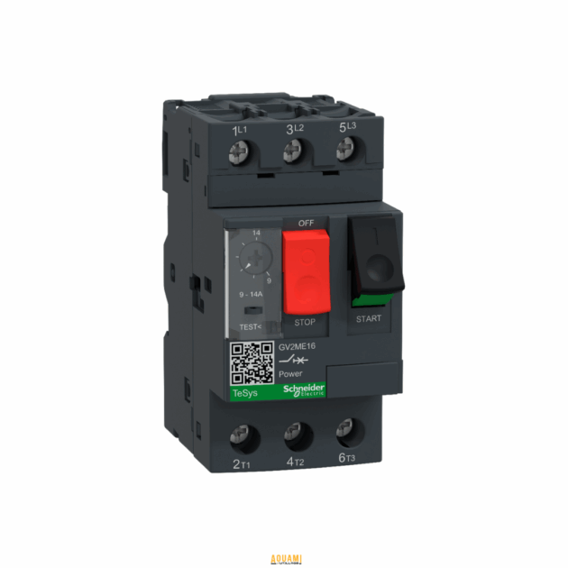 "Disjoncteur moteur MP2 pour la protection et le contrôle des moteurs électriques industriels. Disponible chez Outillage Aouami."