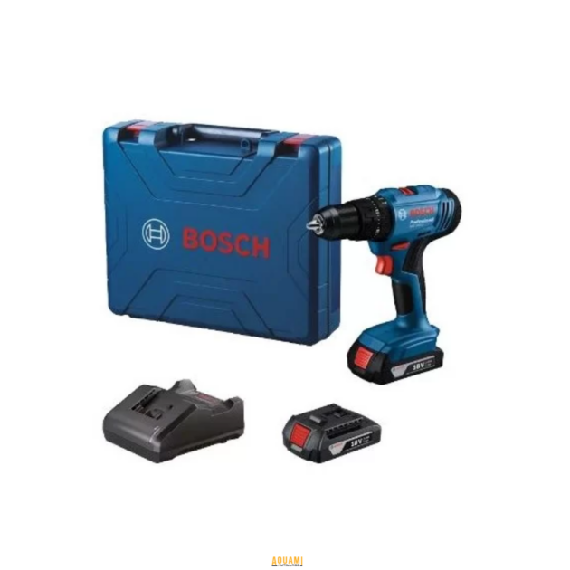 "Visseuse à percussion sans fil Bosch GSB 183-LI 18V, idéale pour les vissages et perçages sur divers matériaux. Disponible chez Outillage Aouami."