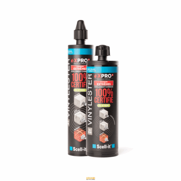 "Silicone béton Vinylester ECO CHEMOSAFT, conçu pour le scellement dans les applications béton et autres matériaux de construction. Offre une performance de haute qualité tout en étant respectueux de l'environnement. Disponible chez Outillage Aouami."