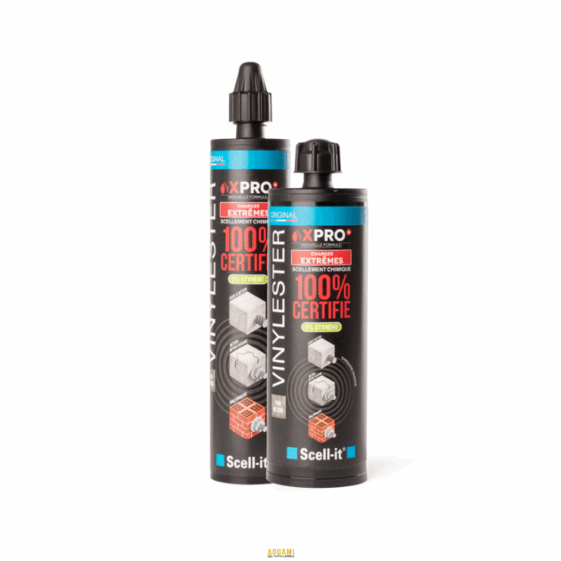 "Silicone béton Vinylester ECO CHEMOSAFT, conçu pour le scellement dans les applications béton et autres matériaux de construction. Offre une performance de haute qualité tout en étant respectueux de l'environnement. Disponible chez Outillage Aouami."