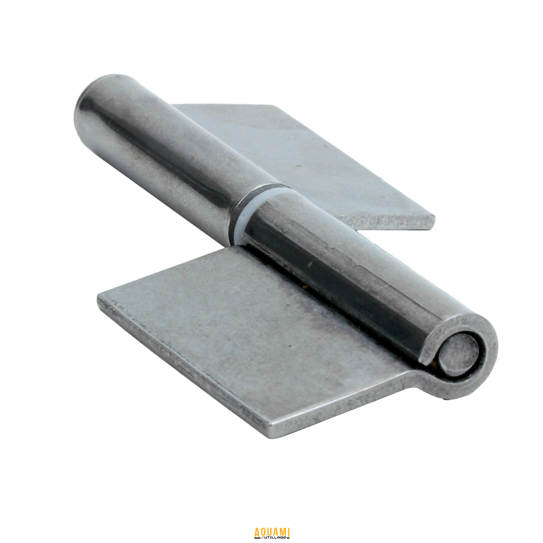Paumelle Longue à Souder ALBERTS Type KO4 - Acier, Hauteur 140 Mm, Diamètre 14 Mm