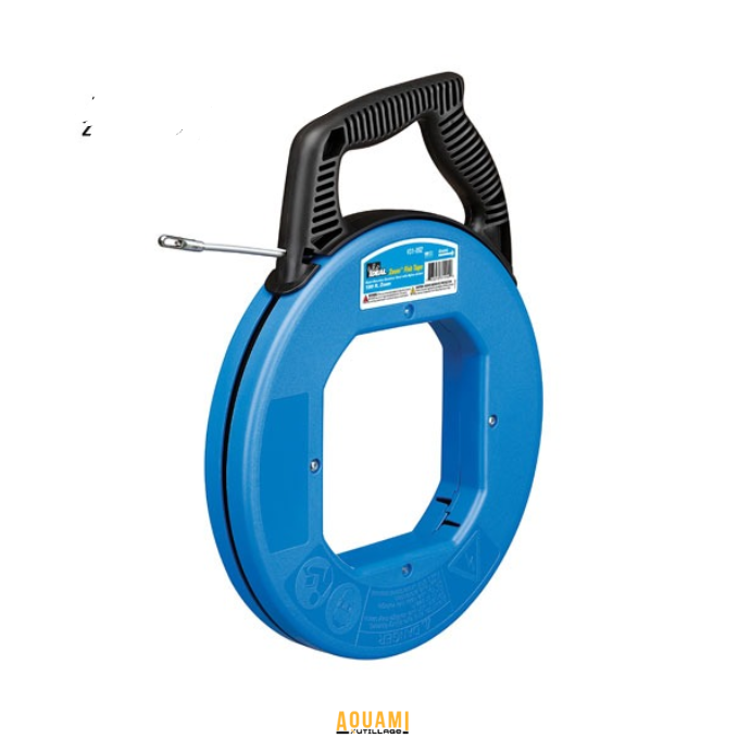 Tire-câble avec enrouleur 30 m et 50 m pour traction et tirage de câbles