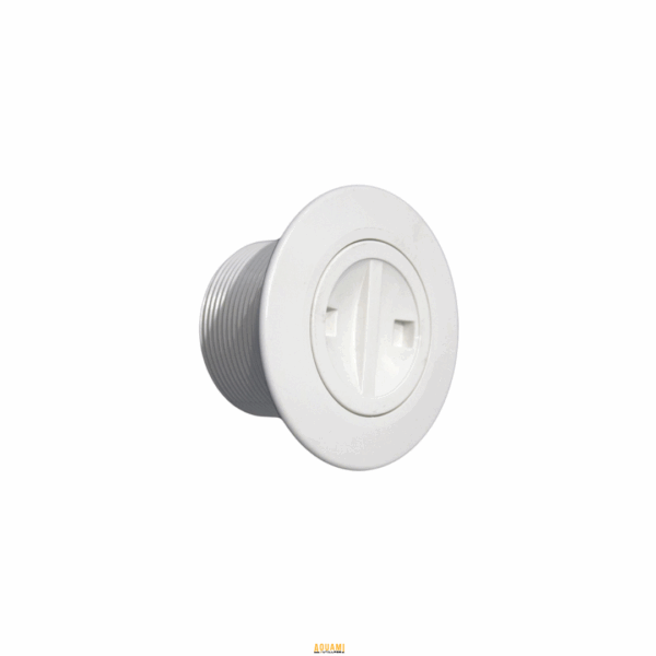 Prise de balai piscine à coller DN63 en PVC, pour raccordement d’aspirateur ou robot de nettoyage.