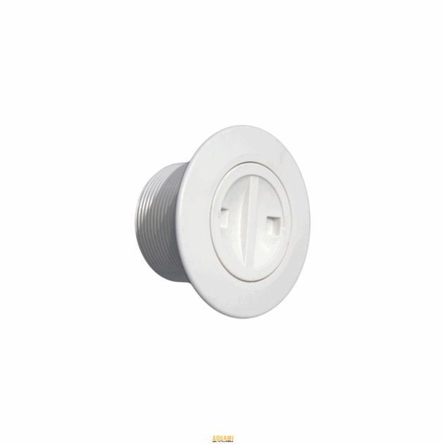 Prise de balai piscine à coller DN63 en PVC, pour raccordement d’aspirateur ou robot de nettoyage.