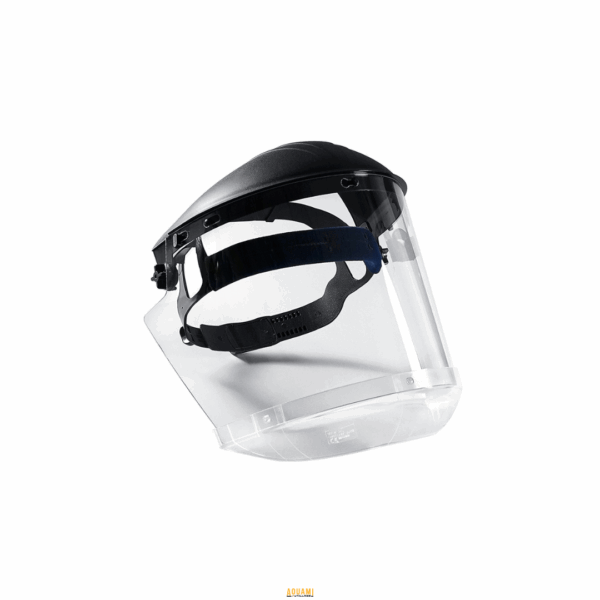 Visière de protection transparente – écran facial intégral contre projections et éclaboussures.