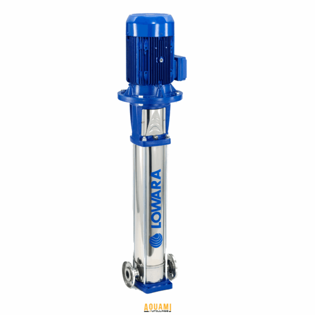 Pompe multicellulaire verticale Lowara 10SV06F en inox, pour surpression et systèmes hydrauliques.