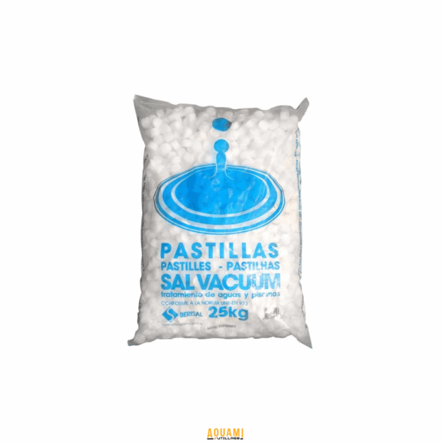 Sac de sel en pastille 25 KG pour adoucisseur d’eau et traitement industriel.