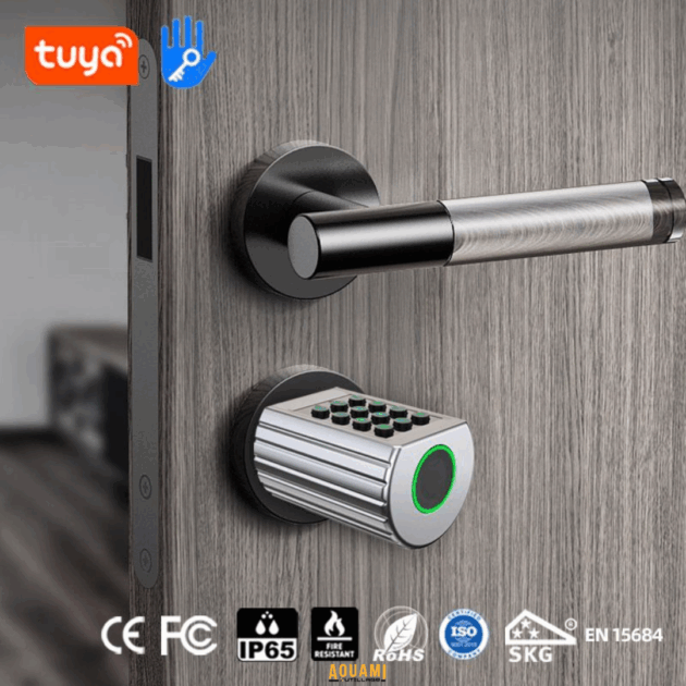 Cylindre intelligent Cledor JX-D01 – serrure connectée sécurisée pour porte d’entrée