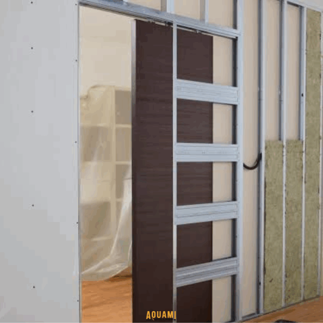 Système coulissant à galandage Open BOX – kit complet pour porte escamotable