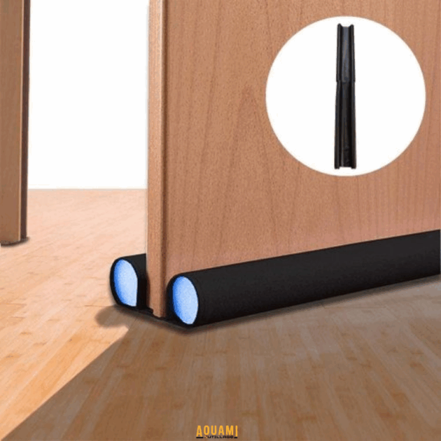 Bande de calfeutrage bas de porte – isolation phonique et thermique anti bruit et anti froid