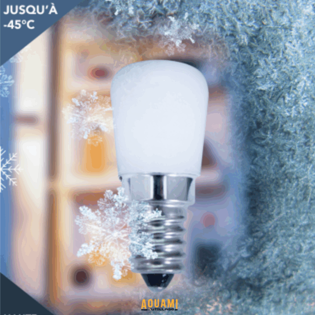 Lampe E14 2W 220V spéciale frigo – Ampoule LED pour réfrigérateur
