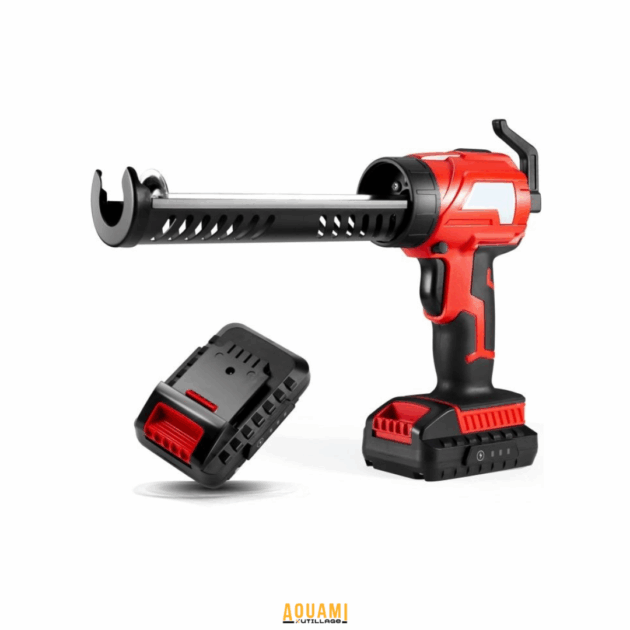 Pistolet à silicone sans fil 20V – applicateur électrique pour mastic et colle